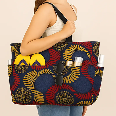Ankara Print Backpack